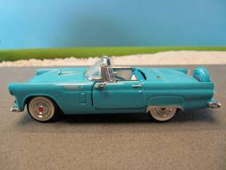 Franklin Mint Diecast 1956 Ford Thunderbird Car Blue (No Box) 1:43 