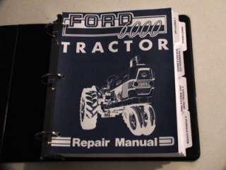 Ford 6000 Tractor Service Manual & Owners Manual (BOTH)  