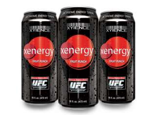 Xyience Xenergy Xtreme Fruit Punch BSN Tapout UFC  