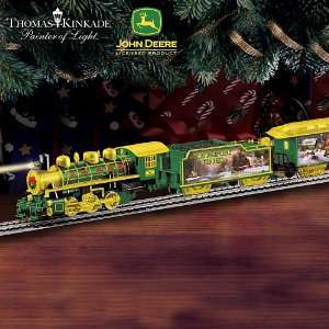 Thomas Kinkade John Deere Creek Holiday Express Electric Train 