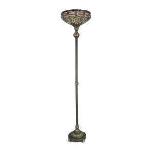  Dale Tiffany TR60291 Pierre Torchiere Lamp, Antique Brass 
