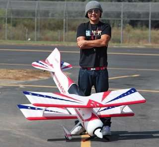 GIANT Scale 3D Pitts Hybrid 3D BiPlane Sports Plane Electric Airplane 