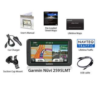 Garmin Nuvi 2595LMT GPS Vehicle Navigation System 5 Touchscreen 