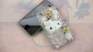 Hello Kitty Rhinestone Gem for IPhone 3g 3gs Bling Case 3D NEW  