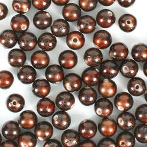  12mm Brown Round Acrylic Beads Arts, Crafts & Sewing