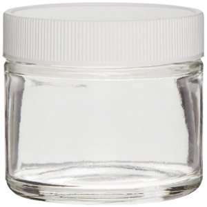 Greenwood Products 04 16SST121 Clear Glass 16oz Straight Sided Jar 