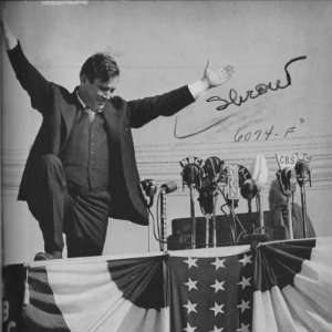 Republican Presidential Candidate Wendell Willkie Campaigning 