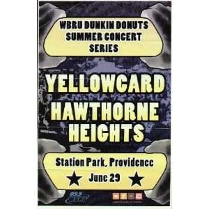  Yellowcard Hawthorne Heights Providence Concert Poster 