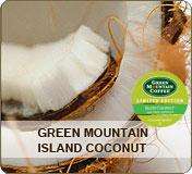   Green Mountain Island Coconut Keurig K Cups have a tropical blend of