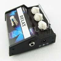 1pce new guitar delay effect pedal stainless steel