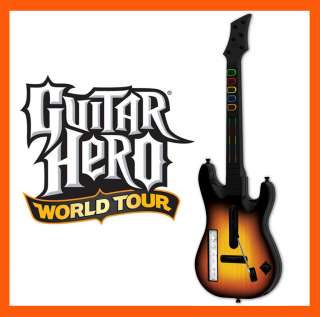Original Guitar Hero World Tour Warriors Rock Wireless Guitar for 