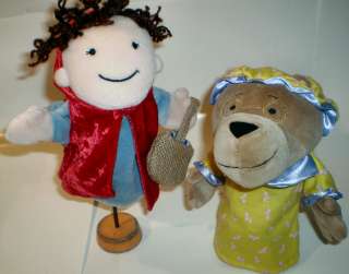 Geppetto Hand Puppets LITTLE RED RIDING HOOD & WOLF  
