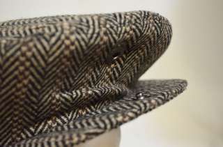  TWEED FRONT SNAPBRIM NEWSBOY IVY CABBIE GOLF DRESS HAT CAP  