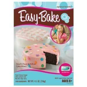  Easy Bake Oven Devils Food and Yellow Cake Mix Toys 