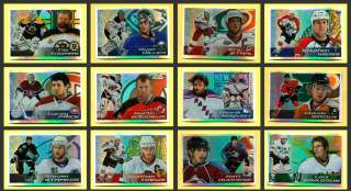 2011 12 Panini NHL Hockey Stickers Easy Foil Singles All Stars Rookies 