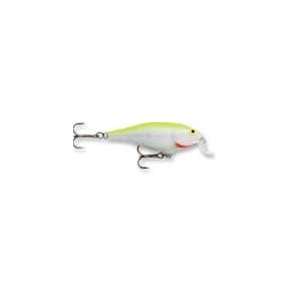  Shad Rap 05 Fishing Lures, 2.5 Inch, Silver Fluorescent Chartreuse
