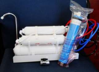   Reverse Osmosis Drinking Water Filter 5STAGE 100 GPD Alkaline system