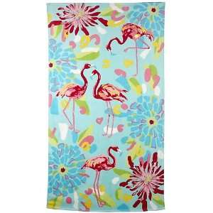  Palm Island Flamingo Flirt Beach Towel