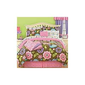   Set with Fleece Throw( Includes Comforter Bed Skirt Sham and Sheet Set