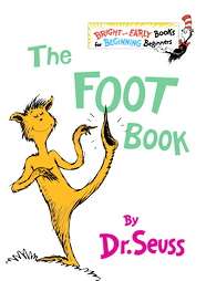 The Foot Book by Dr. Seuss 1968, Hardcover 9780394809373  