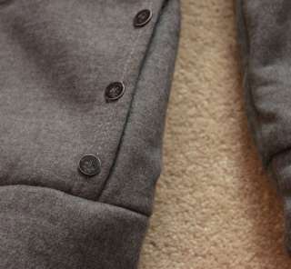   Lady Hooded Zipped Cotton Hoodie Coat Jacket Sweats Outerwear New