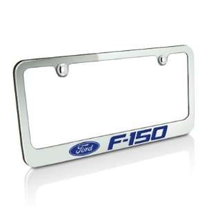  Ford Blue F 150 Chrome Metal Auto License Plate Frame 