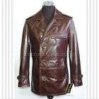 Van Helsing Mens Gothic Vampire Long Real Leather Coat items in 