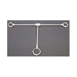 Freestanding Tub Supply Support Bracket   Polished and Lacquered Brass