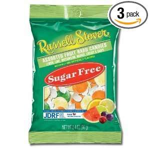 Russell Stover Sugar Free Assorted Fruit Hard Candies, 12 Ounce Bags 
