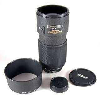   lens with front rear lens caps and a lens hood condition excellent++