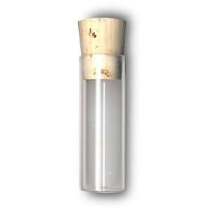  Glass Vial with Cork Stopper Is Convenient For Holding 