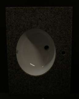 China Flower Brown Bathroom Vanity Sink Base Granite Top 37.Ask 4 