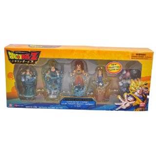   Action Figure Set   Super Saiyan 3 Goku, Majin Vegeta, Vegito, Gotenks