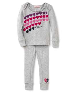 Juicy Couture Toddler Girls Hearts PJ Set   Sizes 2T 4T   Girls 2 6X 