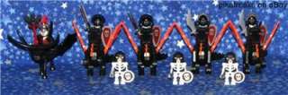 Custom Lego SKELETON KNIGHTS and KING Castle Theme Minifigures with 