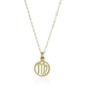 Dogeared Jewels & Gifts Zodiac Virgo Sign Gold Dipped Necklace