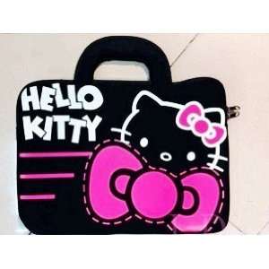  14 inch Lovely Black Hello Kitty Style Laptop Case/Bag 