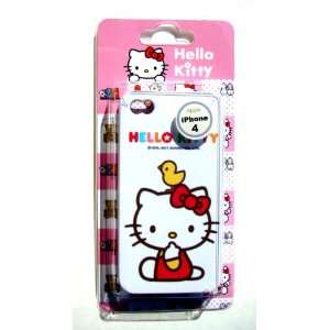 New Hello Kitty for Iphone 4 4s 4g Pink & White Shell Silicone Case 