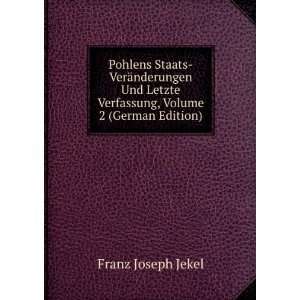   Verfassung, Volume 2 (German Edition) Franz Joseph Jekel Books