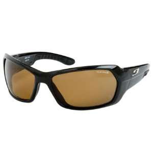 Julbo Dirt Sunglasses   Polarized 3 Lens Shiny Black/Black 