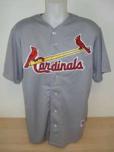 BOB GIBSON Autographed Cardinals Gray Jersey Majestic  