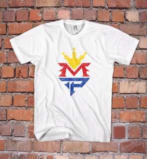 MP Logo Manny PACMAN Pacquiao Boxing Cool White T Shirt  