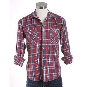  Lucky Mens Cabin Plain Workwear Shirt Size L: Everything 