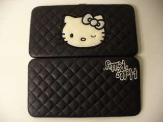 Loungefly Hello Kitty Winking Silver Bow, Quilted Wallet, New 