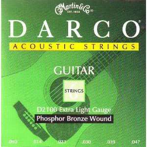  Darco Acoustic 92/8 Phosphor Bronze Wound Extra Light 