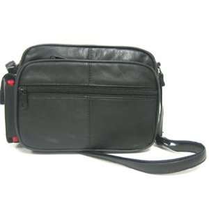  Shoulder Bag Leather  Black  KP019 