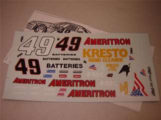 Model kit Lot/Waterslide Decal NASCAR Stanley Smith w/Placement 1/24 1 
