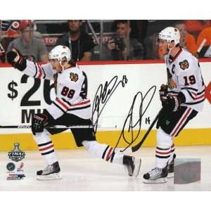 Patrick Kane and Jonathan Toews Chicago Blackhawks   2010 Stanley Cup 