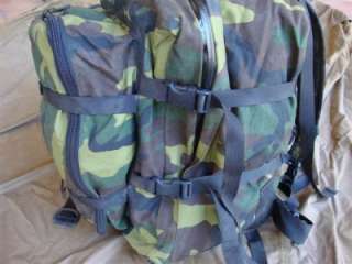 Navy SEAL Army SF Military Surplus USIA Woodland Camo Backpack Dive 