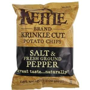 Kettle Brand Krinkle Cut Salt & Fresh Grocery & Gourmet Food